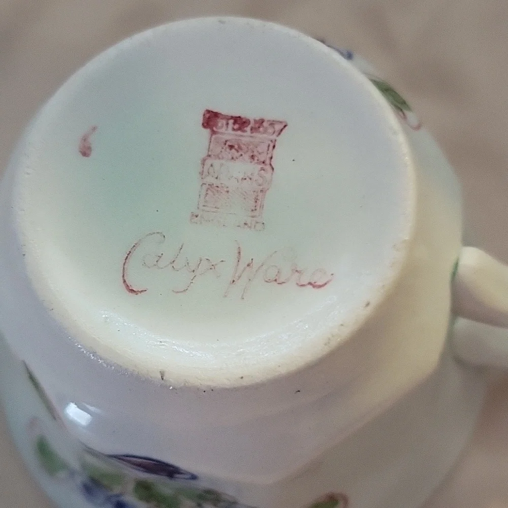 Teacup Vintage Floral Ceramic Teacup Calyx Ware